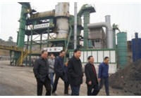湖南省公路建设投资有限公司领导考察沥青生产基地